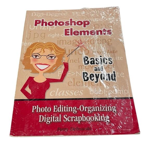 Photoshop Elements Photo Editing Digital Scrapbooking Book with DVD - Picture 1 of 4